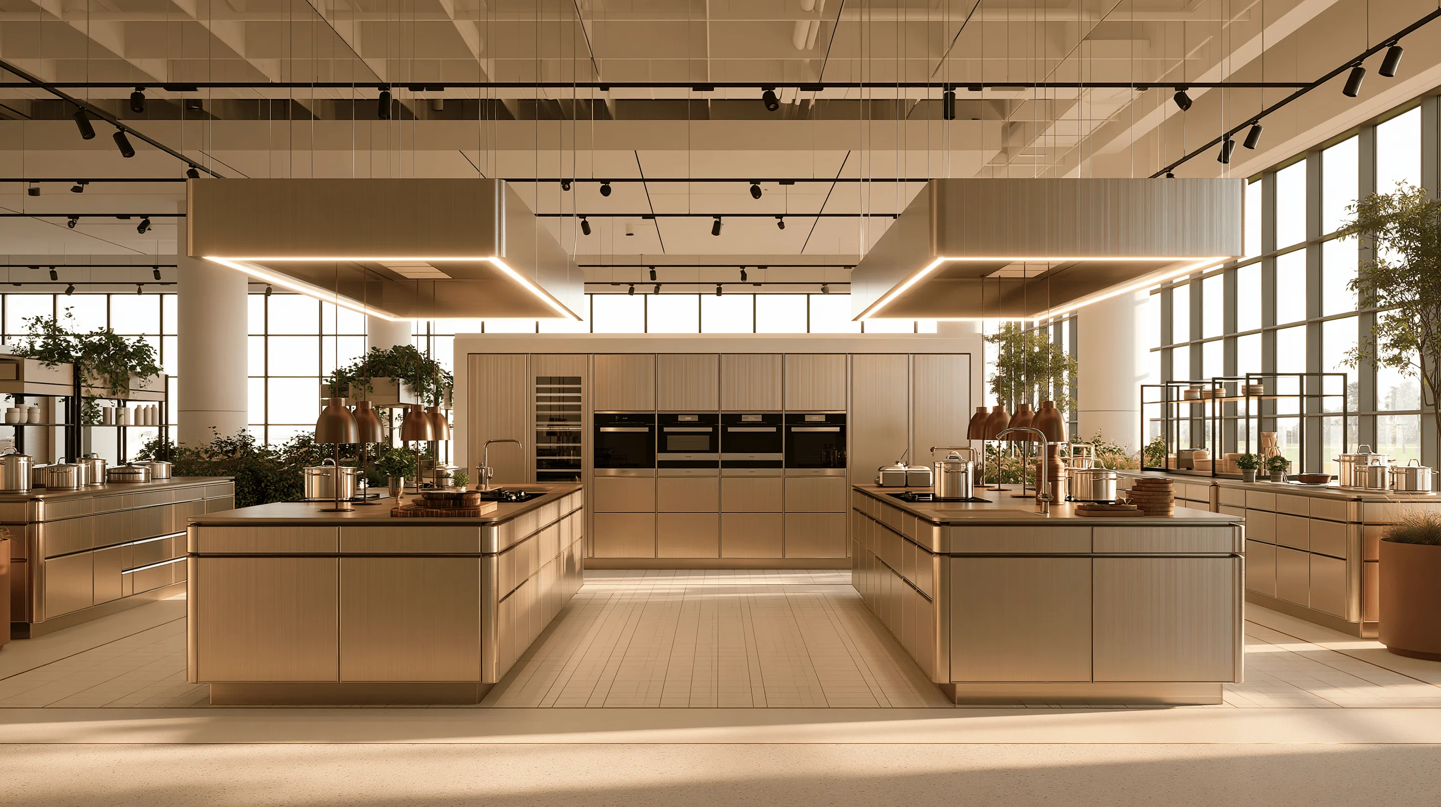 Zovia stainless steel kitchen — whole-house cabinets