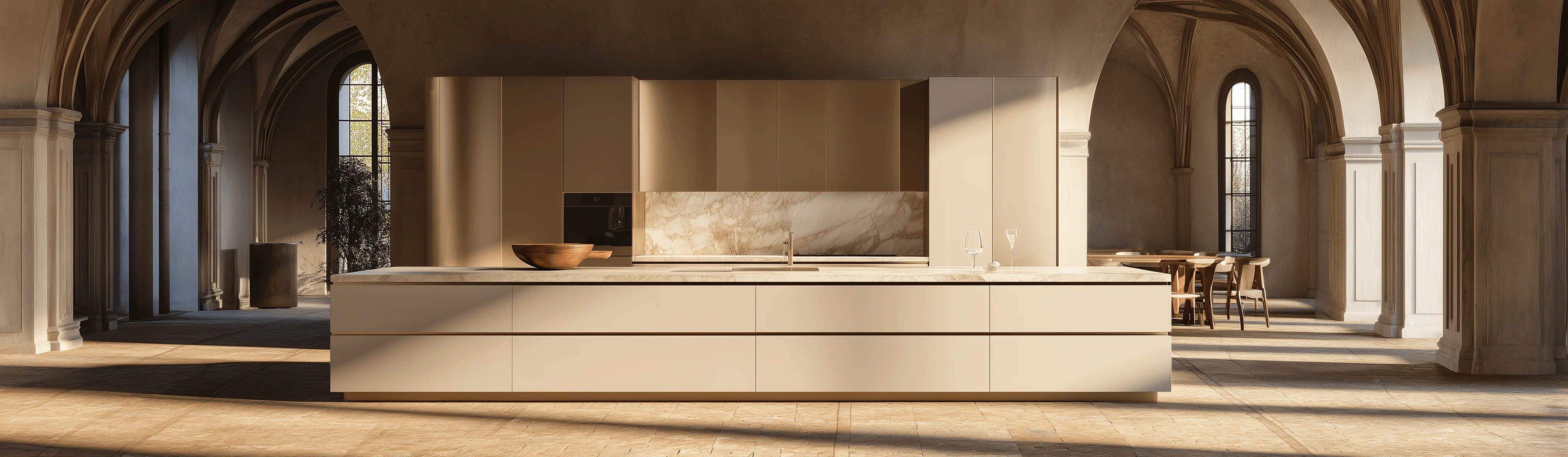 Zovia custom stainless steel kitchen