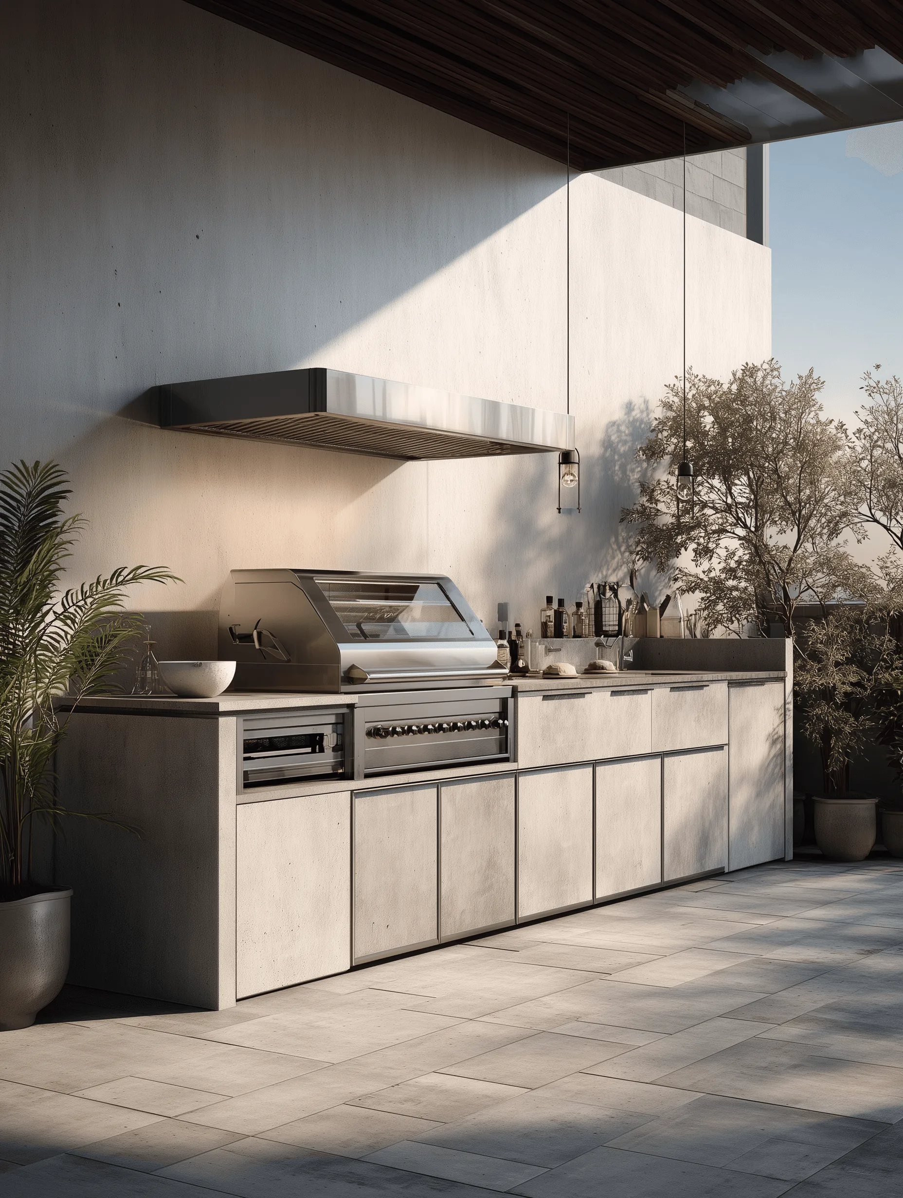Zovia stainless steel outdoor kitchen system