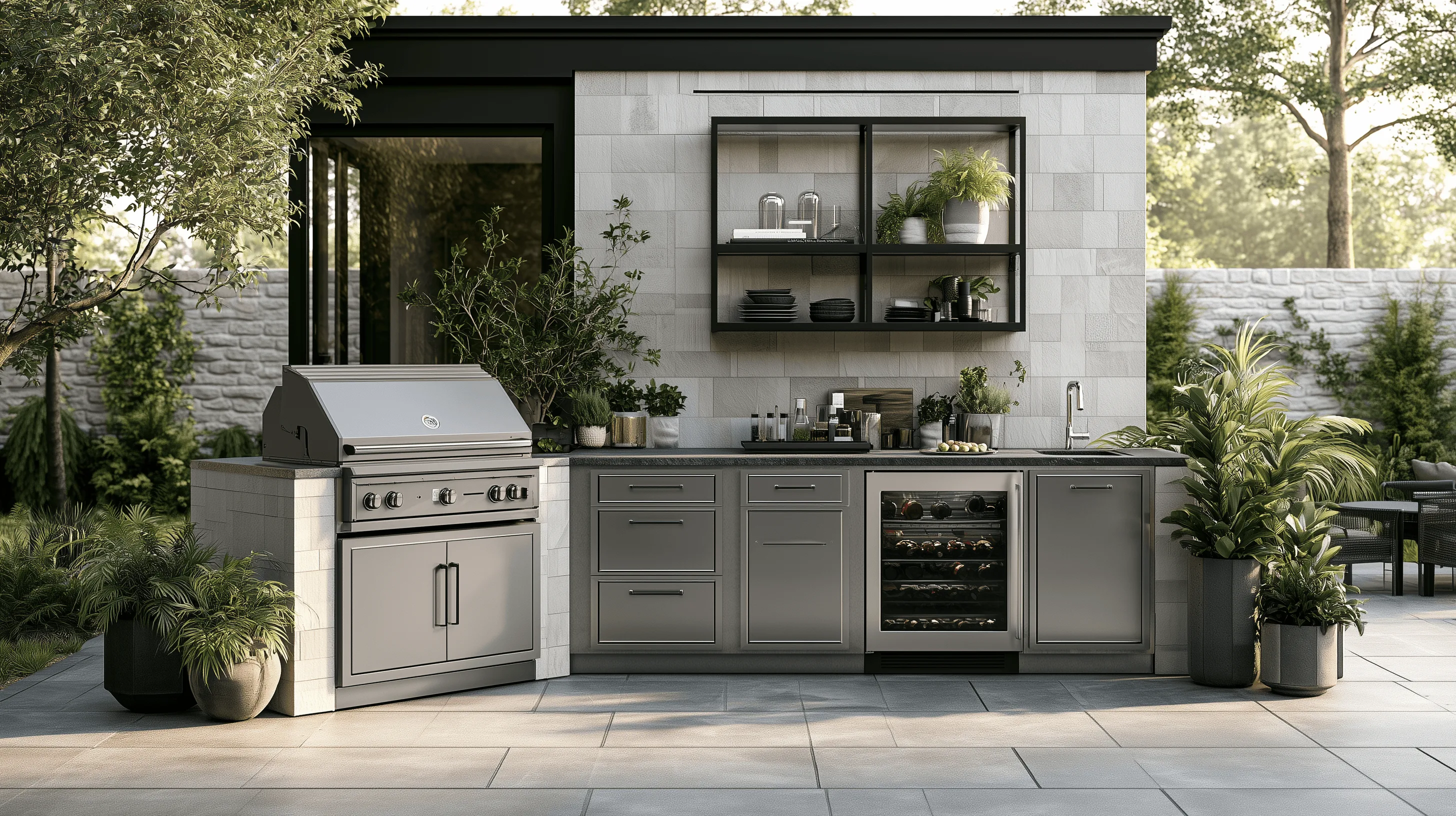 Why Stainless Steel Outdoor Kitchens Outlast the Weather