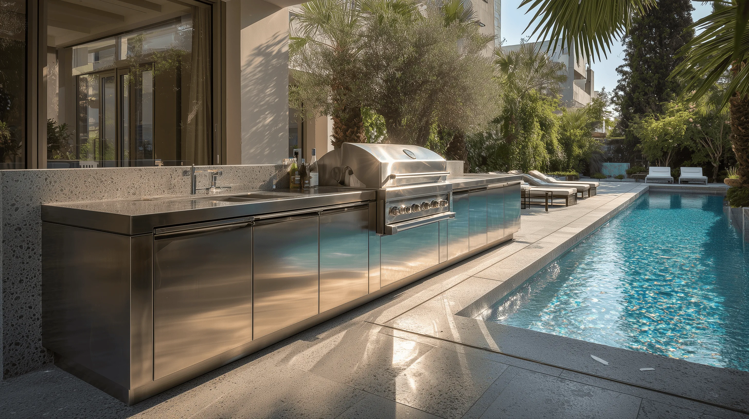 Outdoor kitchen application — Poolside Kitchen